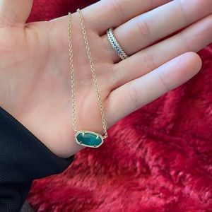 Emerald Kendra Scott necklace
